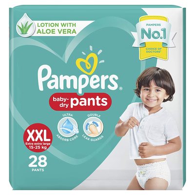 Pampers for Baby, XL Size, Pack of 60, Check Price Online