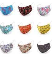 Chunky Chuckles Set of 5 (3 Layer) Cotton Cloth Mask
