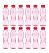 Original Plastic Pet Water Bottle (1 Liter), (Set of 12 Bottle)