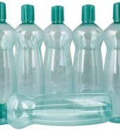 Original Plastic Pet Water Bottle (1 Liter), (Set of 6 Bottle),