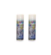 snow spray party celebration & decoration (25% extra foam) (pack of 2)- Multi color
