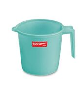 Milton Plastic Plastic Bathroom Mug – Set of 1, Green, 1 L