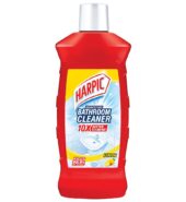 Harpic Disinfectant Bathroom Cleaner Liquid, Lemon – 1 L | With Sodium Hypochlorite 0.5% w/w Min.