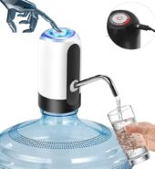Konquer TimeS KTS Automatic Wireless Water Can Dispenser Pump for 20 Litre Bottle Can. Black/White