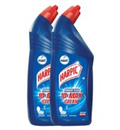 Harpic Disinfectant Toilet Cleaner Liquid, Original – 1 L (Pack of 2) | Kills 99.9% Germs