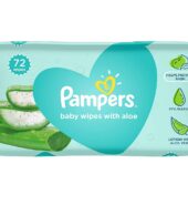 Pampers Baby Gentle Wet Wipes with Aloe Vera, 144 Wipes