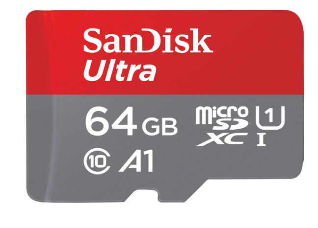 SanDisk Ultra 64GB microSDXC UHS-I, 140MB/s R, Memory Card, 10 Y Warranty, for Smartphones