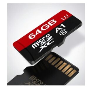 64GB microSDXC Memory Card, Class 10, U1, A1 Rated for Faster App Performance, Full HD & 4K Video Recording