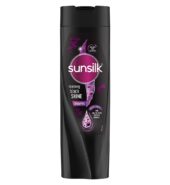Sunsilk Stunning Black Shine Shampoo, With Amla Pearl Extract, Makes Hair looking Fuller, Moisturised and Shiny, 340 ml