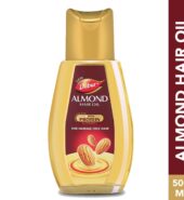 Dabur Almond Hair Oil with Almonds , Soya Protein and Vitamin E for Non Sticky , Damage free Hair – 500ml