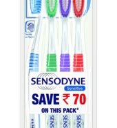Sensodyne Sensitive Toothbrush with Soft Bristles Pack – 4 Pieces