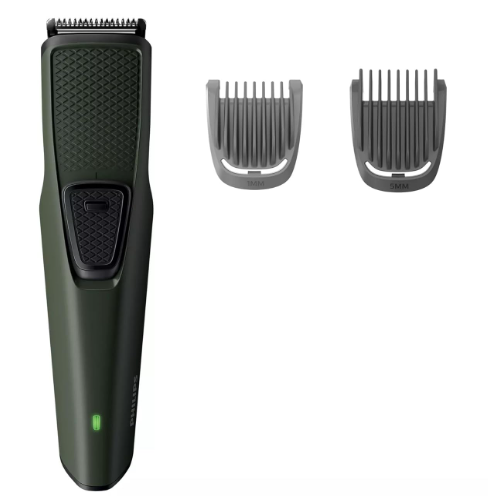 Philips Corded Electric BT1230/15 Skin-friendly Beard trimmer for Men, Dura Power Technology, Cordless Rechargeable with USB Charging, Charging indicator, Travel lock