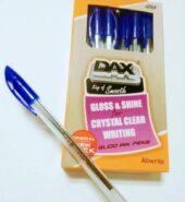 DAX No-1 Quality Ball Pens Fast Writing Blue Ball Pens Pack of 60