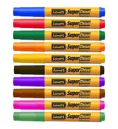 Luxor 999 N Super Chisel Marker – Assorted Colors – Box of 10