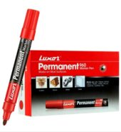 Luxor 960 Permanent Marker – Red – Box of 10
