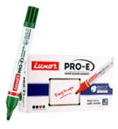 Luxor 1885 Pro-E Refillable White Board Marker – Green – Box of 10
