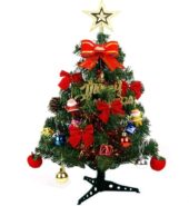 2 feet Christmas Tree Xmas Tree with Solid Plastic Legs,Light Weight, Perfect for Christmas Decoration (Green, 2 FEET) with Any 20 pcs…