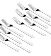 Stainless Steel Dinner Forks for Home/Kitchen, Set of 12 Pcs.