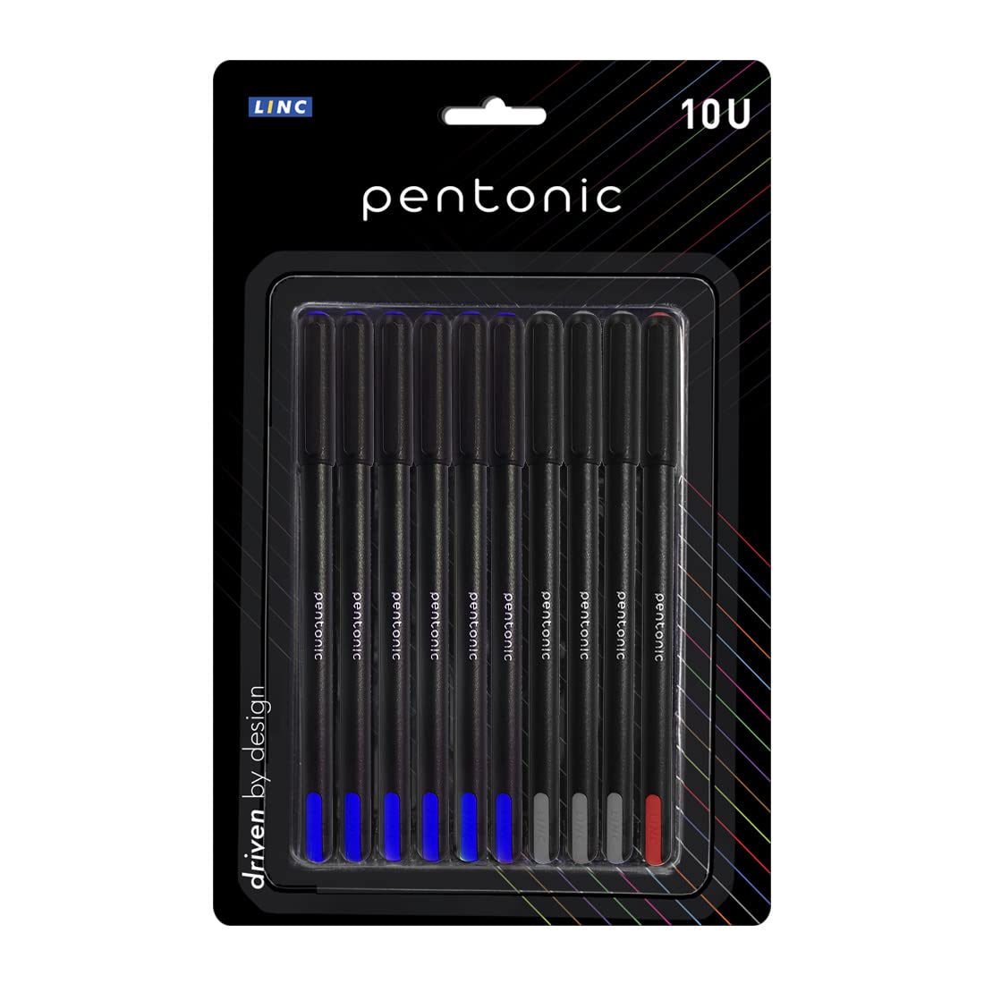 Pentonic Linc Ball Point Pen Multicolor Blister Pack | 0.7 mm - KefaMart