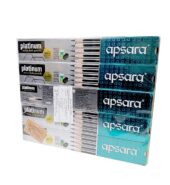 Apsara Platinum Extra Dark Pack of 10 Box of 100 Pencils