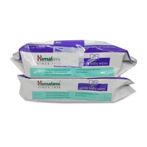 Himalaya Gentle Baby Wipes - 72 Pieces (Pack of 2)