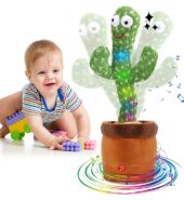 Musical Funny Dancing Mimicking Cactus Toy for Baby Kids Soft Plush TalkBack Toy