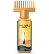 Indulekha Bringha Ayurvedic Hair Oil 50 ml, Hair Fall Control and Hair Growth with Bringharaj & Coconut Oil – Comb Applicator Bottle for Men & Women