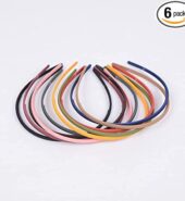 Plastic Hair Band / Hair Accessories for Girls & Women (Set of 6) – Multicolor
