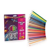 Cello ColourUp Colour Pencil Set | Pack of 24 Colour Pencils |Bright and Strong Colours Pencils | Non-Toxic Colouring set |Safe Colour Pencils for Children | Cello Colour Pencils | Diwali Gifts