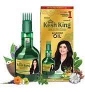 Kesh King Ayurvedic Anti Hairfall Hair Oil|Hair Growth Oil| Reduces hairfall |21 Natural Ingredients | Grows New Hair with Bhringraja, Amla and Brahmi – 300 ml
