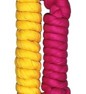 Women’s Solid Chiffon Dupatta (Pack of 2) (YQD2CM55_Multicolored_Free Size)