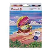 Camel Wax Crayons + 2 Glitter Shade Free – 24 Shades