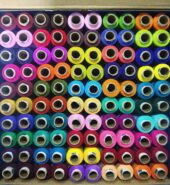 Spade Poly Polyester Sewing Thread Assorted100 spools (50 Colours x 2) 300 Meters