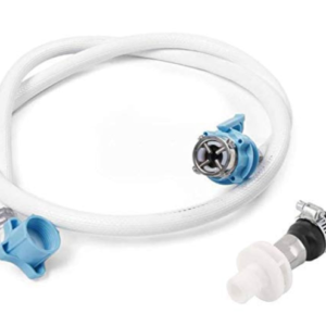 Siana 5 Meter Washing Machine Water Inlet Hose Pipe With Tap Adapters/Connectors for Front & Top Load Fully Automatic