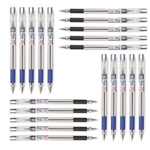 Montex Mega Top Ball Pen - (Blue 10 & Black 10) By DTL Company