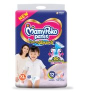 MamyPoko Pants Extra Absorb Baby Diaper, Extra Large (48 Count) Size:X-Large