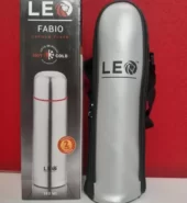 Leo Silver 1 Liter Vacuum Stainless Steel Flask, For Office