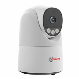 Trueview 3MP Wi-Fi ATC Robot Camera | BIS-ER (STQC Certified) WiFi CCTV Camera | All Time Color Night Vision | Pan Tilt | Smart Tracking | 2-Way Audio | Memory Card & Cloud | Alexa | T18296S
