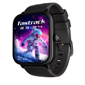 Fastrack Limitless Glide X 1.83" Smart Watch with Ultra UV HD Display, SpO2, Heart Rate & Sleep Tracking, Bluetooth Calling, 100+ Sports Modes, 5-Day Battery, Smartwatch for Men & Women (Black)