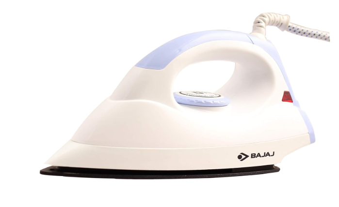 Bajaj DX4 NEO Dry Iron (White/Lavender) 1000 Watt, 1000 watts, Stainless Steel