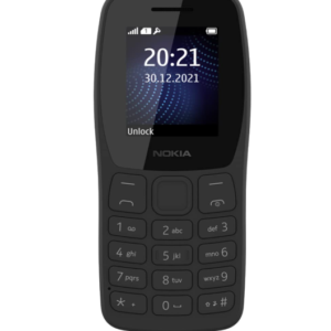 Nokia 105 Classic | Single SIM Keypad Phone with Built-in UPI Payments, Long-Lasting Battery, Wireless FM Radio, Without Charger| 1 Year Replacement Guarantee | Charcoal