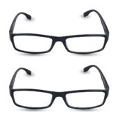 Full Rim Reading Glasses For Men And Women 2 pcs Combo