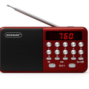 Fire Turtle (Tye C) Pocket Blast FM Radio with Bluetooth Speaker with Powerful Sound,FM Recording, Antenna, 6w-12 Hours (USB Charging) and Number Pad (AUX, SD Card, USB Input) (FM Radio Speaker)