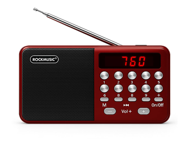 Fire Turtle (Tye C) Pocket Blast FM Radio with Bluetooth Speaker with Powerful Sound,FM Recording, Antenna, 6w-12 Hours (USB Charging) and Number Pad (AUX, SD Card, USB Input) (FM Radio Speaker)