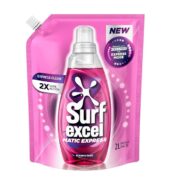 Surf Excel Matic Express Liquid Detergent | Express Clean with 2X Care Action 2ltr pouch