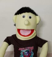 Cute plush puppet with fun t-shirt(Boy) , Single piece