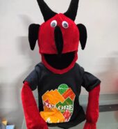 Universal Villain Satan puppet with fancy fabric and more stiching work ,(Single piece)