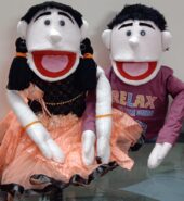 Handmade Puppet Pair (Boy and Girl)