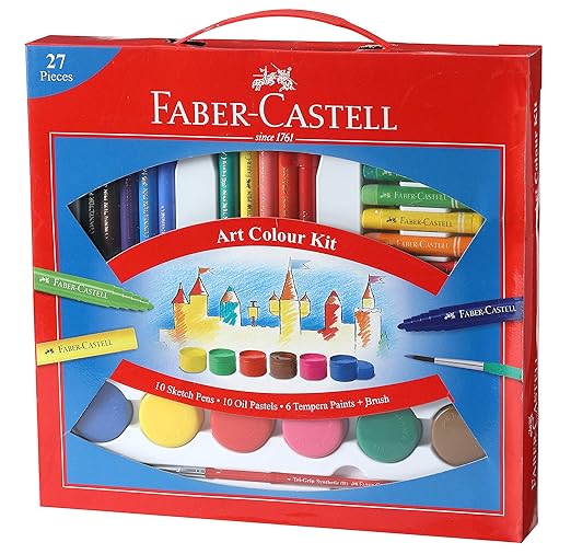 Faber-Castell Art Color Kit with Paint Brush(Multicolor)