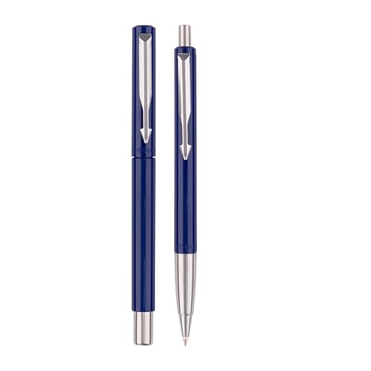 Parker Vector Standard Roller Ball Pen and Ball Pen - Blue Body, 2 Count (Pack of 1)